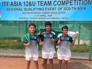 آئی ٹی ایف ایشیا انڈر 12 چیمپئن شپ: پاکستان کو فائنل میں شکست