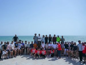 پی ایس ایل کھلاڑیوں کی ساحلِ سمندر پر تفریح، ٹیم اسپرٹ مضبوط کرنے کی سرگرمیاں